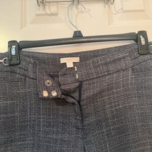 New York & Company Blue Plaid Trousers